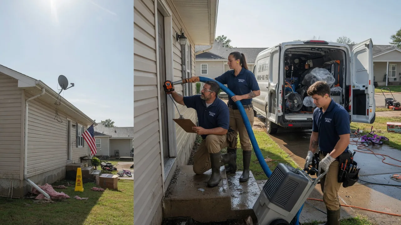 Ceiling Water Damage Restoration in Marysville, IN near me